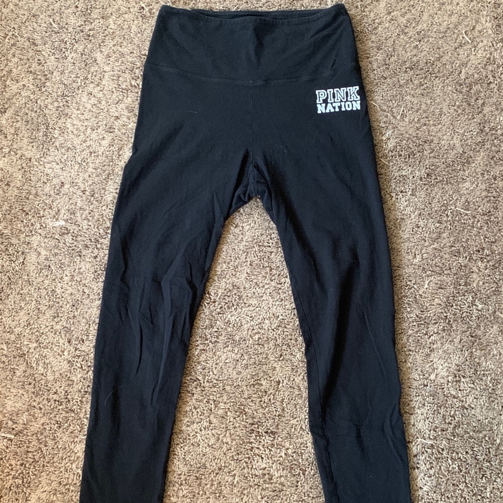 COPY - VS Pink black high waisted leggings